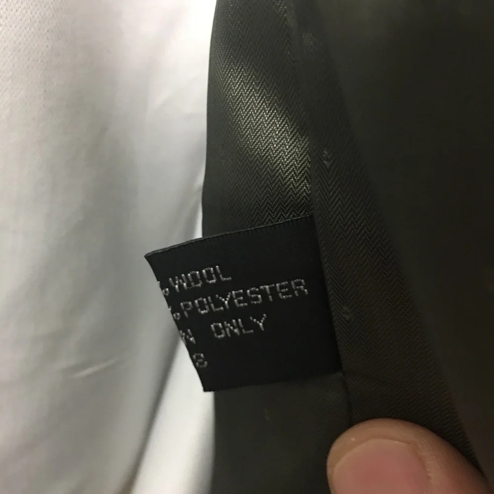J.D. Christopher 100% Wool Gray Blazer Size 42L